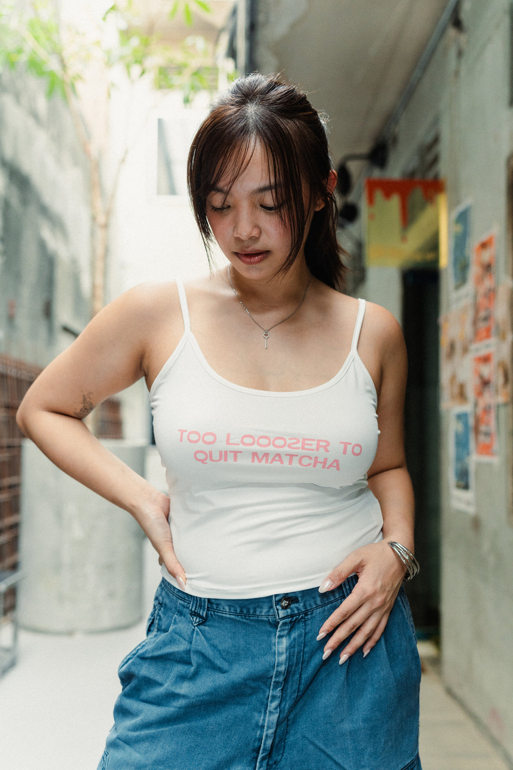 "Too Looozer To Quit Matcha"  Crop Top